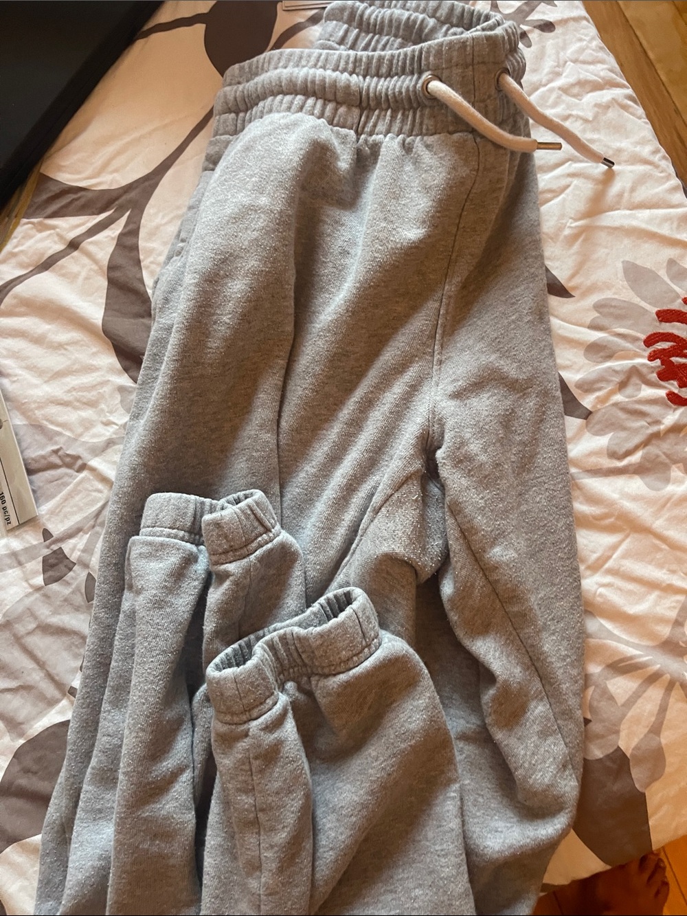 GAP Gray Sweat Joggers with Drawstring Waist